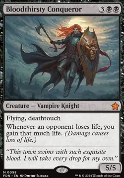 Bloodthirsty Conqueror Foil FDN NM - Image 1
