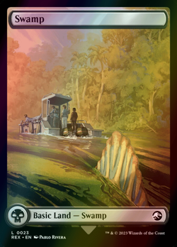 MTG Swamp // Swamp Full Art Foil ** Jurassic World Collection ** English - Image 1