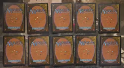 *** UNLIMITED 10x Mountain (Blue Sky) *** EX+ Clean! - Magic MtG - Image 2