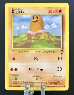 Pokemon TCG Base Set 2 Diglett #71 - Image 1