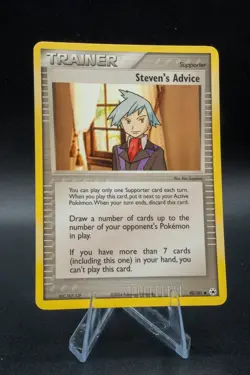 Steven's Advice 92/101 Trainer - EX Hidden Legends - Pokemon Card - Light Play + - Image 1