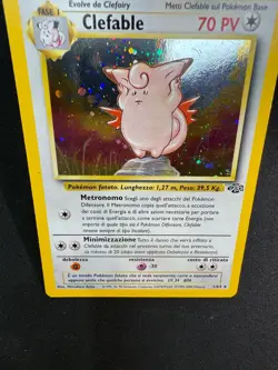 Pokemon Clefable 1/64 Jungle Rara Holo Unlimited Wizards ITA Carte Vintage - Image 3