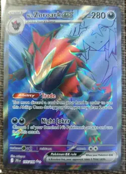 Pokemon N's Zoroark EX Journey Together 175/159 Ultra Rare English - Image 1