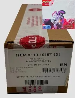 1x Pokemon Destined Rivals Booster Box CASES Factory Sealed (6 Boxes) - Image 1