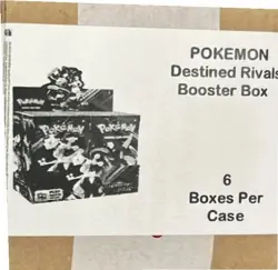 1x Pokemon Destined Rivals Booster Box CASES Factory Sealed (6 Boxes) - Image 2