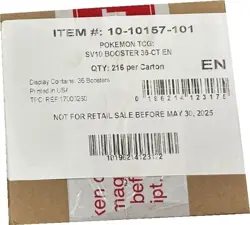 1x Pokemon Destined Rivals Booster Box CASES Factory Sealed (6 Boxes) - Image 3