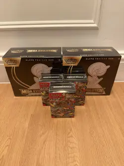 POKEMON MEGA EVOLUTION BUNDLE: 2 ETBS/BOOSTER BUNDLES - Image 1