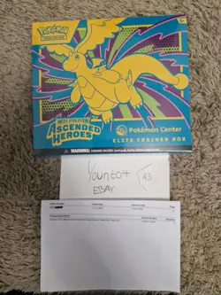 Pokemon TCG - Ascended Heroes Pokemon Center ETB Elite Trainer Box *READ DISC*A3 - Image 1