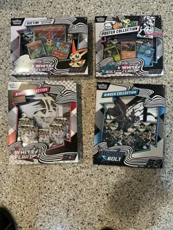 Pokemon TCG Black Bolt/White Flare Binder, Illustration, & Poster Collection Box - Image 1
