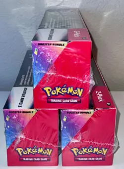 Pokemon Prismatic Evolutions Booster Bundle And Surprise Box 2 Pack. SET OF 3 - Image 2