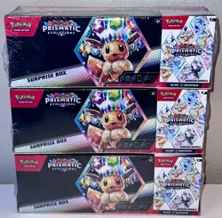 Pokemon Prismatic Evolutions Booster Bundle And Surprise Box 2 Pack. SET OF 3 - Image 5