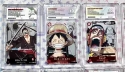 One Piece 25th Anniversary Promo Set ACE 10 / 9 Sequential Numbered Luffy Zoro + - Image 2