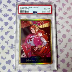 Don!! Card Nami Gold Frame PSA 10 Heroines Edition EB03 One Piece Card UK SELLER - Image 1