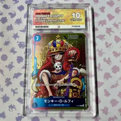 Monkey D. Luffy P-043 ACE 10 Weekly Shonen Jump Promo One Piece Card Perfect 10 - Image 4