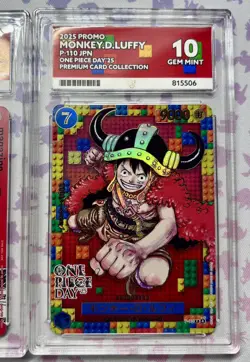 Monkey D Luffy ST21-014 ACE 10 + P-110 ACE 10 One Piece Promo Cards 2-Piece - Image 2