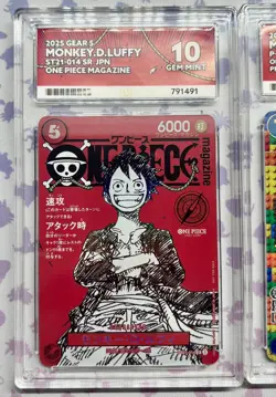 Monkey D Luffy ST21-014 ACE 10 + P-110 ACE 10 One Piece Promo Cards 2-Piece - Image 3
