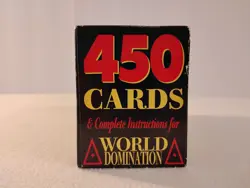 1995 FACTORY SET 450 Illuminati INWO Card Game World Order . - Image 2