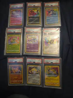 Pokemon PSA 10 Complete Set of 9 Amazing Rare Vivid Voltage/Shining Fates Cards - Image 1