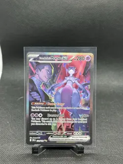 Team Rocket's Mewtwo ex 231/182 SIR Destined Rivals Pokemon Card TCG - Image 1