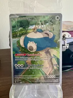 Pokemon TCG S&V 151 Snorlax ETB Black Star Promo Card SEALED #051 - Image 1