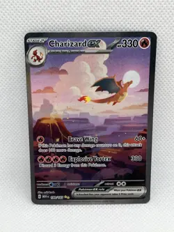 Pokemon TCG: Charizard EX Scarlet & Violet 151 Card SIR 199/165 - Lightly Played - Image 1