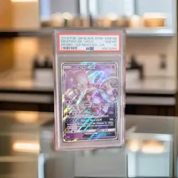 Pokemon Mewtwo GX SM196 Black Star Promo Holo PSA 10 2019 GX Card - Image 2