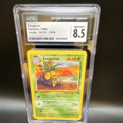 Pokemon Exeggutor CGC 8.5 Jungle 1st Edition 35/64 1999 English - Image 1