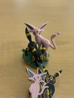 Umbreon & Espeon - Pokemon Prismatic Premium Collection Sleeves, Figure, and Pin - Image 4