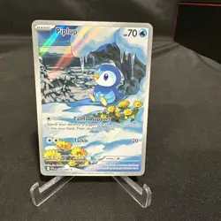 Pokemon TCG Piplup Full Art Illustration Rare 098/094 NM Phantasmal Flames - Image 1