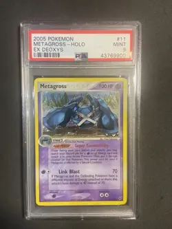 Pokemon TCG 2005 EX DEOXYS Metagross 11/107 PSA 9 POP 67 LOW POP RARE VINTAGE - Image 1