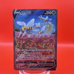 Pokemon TCG BEEDRIL V Alternate Full Art 161/189 Ultra Rare ASTRAL RADIANCE Holo - Image 1