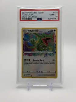 Pokemon Amazing Rare Complete Set PSA 10 Vivid Voltage And Shining Fates - Image 2