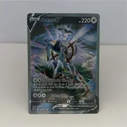 Pokemon Arceus V Ultra Rare 166/172 Brilliant Stars Basic 220 HP English - Image 1