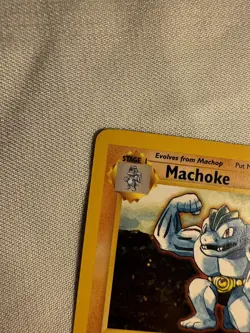 Pokemon 1999 Machoke Base Set 34/102 uncommon NM Nearmint WOTC vintage retro - Image 3