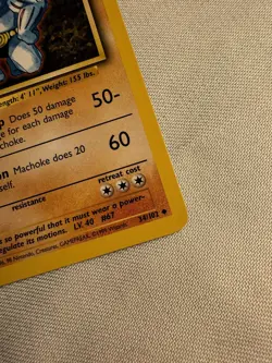 Pokemon 1999 Machoke Base Set 34/102 uncommon NM Nearmint WOTC vintage retro - Image 5