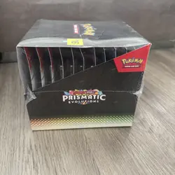 Pokemon TCG Prismatic Evolutions Tech Sticker Collection 12ct Sealed Case - Image 3