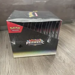 Pokemon TCG Prismatic Evolutions Tech Sticker Collection 12ct Sealed Case - Image 5