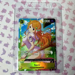 One Piece TCG ST29-008 Nami English Card Game Starter Deck Full Alt Art NM - Image 1