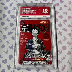 Monkey D Luffy ST21-014 ACE 10 One Piece Magazine Vol. 20 PROMO UK - Image 4