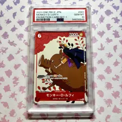 Monkey D. Luffy P-001 PSA 10 Promo Gift Collection One Piece Card Game UK SELLER - Image 1