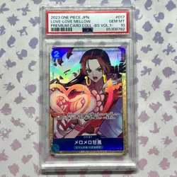 Love-Love Mellow ST03-017 PSA 10 Boa Hancock Premium Card Promo One Piece - Image 1