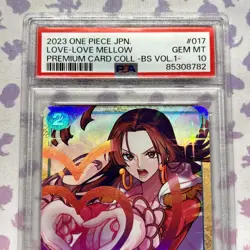 Love-Love Mellow ST03-017 PSA 10 Boa Hancock Premium Card Promo One Piece - Image 2
