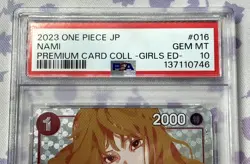 Nami OP01-016 PSA 10 Premium Collection Girls Promo One Piece First Print Run - Image 2
