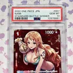 Nami ST01-007 Standard Battle Winner Promo One Piece TCG PSA 10 UK Seller - Image 2