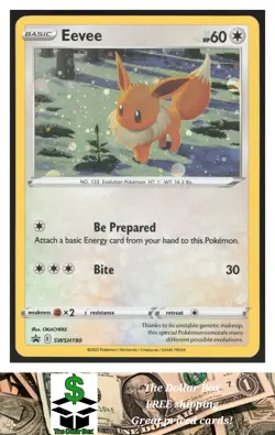SWSH: Sword & Shield Promo Cards #SWSH190 Eevee - Image 1