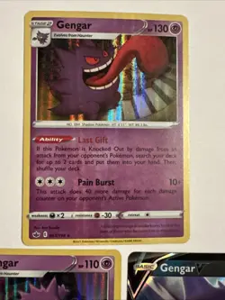 Pokemon GENGAR 3 Card Lot ~ HOLOs & V - Image 4