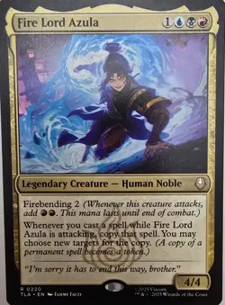 MTG Fire Lord Azula Commander Deck – ATLA EDH | Spell Copy, Firebending & Tokens - Image 1
