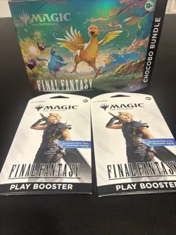 Magic The Gathering Final Fantasy Chocobo Bundle Box Factory Sealed Plus 2 Packs - Image 1