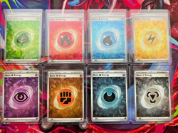 Pokemon Scarlet & Violet Holo Energy Set 8/8 Textured Basic Energy Cards NM - Image 1