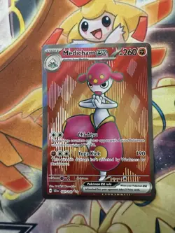 Medicham ex - 161/142 - Full Art Ultra Rare NM, English Pokemon Stellar Crown - Image 1